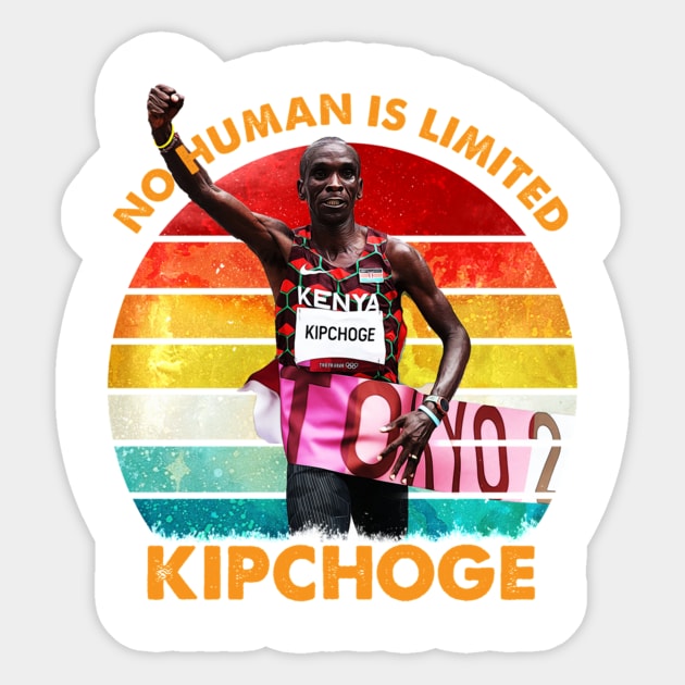 Eliud Kipchoge my idol Active Sticker by BreanRothrock